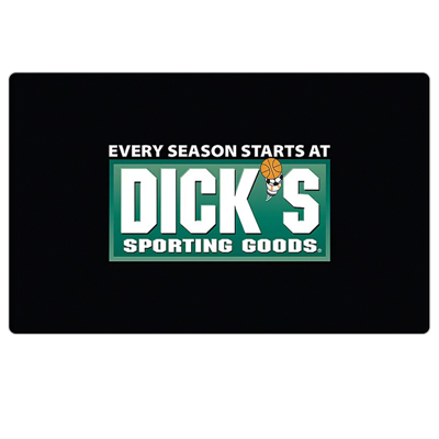 DICKS SPORTING GOODS<sup>&reg;</sup> $25 Gift Card - It's the ultimate gift for the athlete you love. DICK'S Sporting Goods Gift Cards can be used online or in any of our store locations.