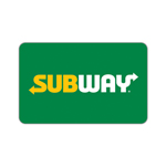 SUBWAY<sup>®</sup> $25 Physical Gift Card